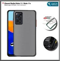 Gambar XIAOMI REDMI NOTE 11 / NOTE 11S 4G CASE DOVE MATTE COLORED SLIM FUZE - Hitam dari hocciaccessories.id undefined 1 Tokopedia