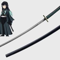Gambar Katana Kayu Muichirou Demon slayer kimetsu no yaiba dari Cybertoys2 undefined 1 Tokopedia