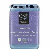 Gambar One with Nature Dead Sea Mineral Soap 200 Gram Sabun Mandi Laut Mati - lavender dari Barang Brilian Shop undefined 4 Tokopedia