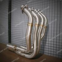 Gambar header leher pipa knalpot Kawasaki z900 PNP Austin racing original - titan  dari Smoke Muffler undefined 3 Tokopedia