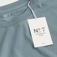 Gambar H&M Essentials No. 7: The T-shirt Regular Fit Round-neck - Blue Marl - L dari DUPLOVE undefined 2 Tokopedia