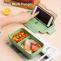 Gambar Tempat Kotak Bekal Makan Lunch Box Anak Plastik 1100 ml Bento Box - Biru dari ARR Store Indonesia undefined 3 Tokopedia