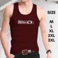 Gambar BAJU SINGLET KAOS DALAM PRIA MURAH UKURAN M L XL 2XL 3XL - Putih, XL dari Terra&Co undefined 4 Tokopedia