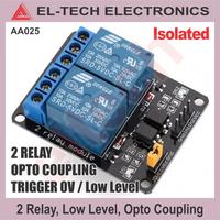 Gambar RELAY Modul Switch Isolated Opto Coupling 2 Channel 5V 12V 24V Arduino - 12V dari ELTECH online undefined 1 Tokopedia
