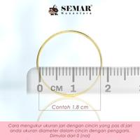 Gambar Nikita Willy Gold Cincin Emas Elatra 17K Semar Nusantara - 10-11 dari Semar Nusantara undefined 5 Tokopedia