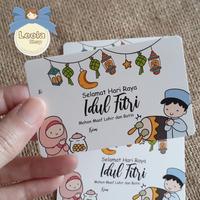Gambar Kartu Ucapan Idul Fitri/ Kartu Lebaran/ Gift Card / Kartu Gambar Anak dari Leola Shop undefined 1 Tokopedia