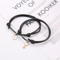Gambar Gelang Couple Kunci Gembok Tali Hitam dari Cheapthrills undefined 5 Tokopedia