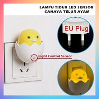 Gambar Lampu Tidur Telur Ayam Sensor Cahaya LED Night Light Lamp Chicken Egg dari Miczson undefined 1 Tokopedia