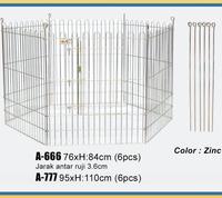 Gambar Kandang Pagar OCTAGON 95cm x 110cm tinggi besar pet fence anjing a777 dari Semarang Pet Shop undefined 1 Tokopedia
