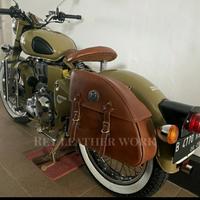 Gambar tas royal enfield custom leather dari official rey leather work undefined 2 Tokopedia