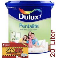 Gambar DULUX PENTALITE / EASY CLEAN / AMBIANCE 20L / BRILLIANT WHITE / CARGO - ALKALI INTERIOR dari MATERIAL ON undefined 1 Tokopedia