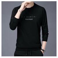 Gambar baju kaos pria t-shirt casual lengan panjang - Hitam Putih, L dari Kopi 7 Huruf undefined 3 Tokopedia