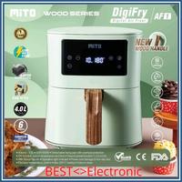 Gambar MITO Air Fryer AF1 Digital Low Watt 650w New Wood Series 4 liter - Tanpa bubble dari best electronic 7 undefined 1 Tokopedia