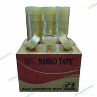 Gambar LAKBAN NANKO TAPE BENING - 6 pcs dari Konxept Living undefined 2 Tokopedia