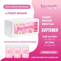 Gambar Sarjana Paket Bahan Softener Sarjana 15 Liter Duoni Teknologi Microcapsule Melembutkan & Wangi Tahan Lama - Sakura dari sarjanachemicalofficial undefined 2 Tokopedia