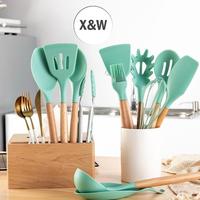 Gambar X&W Sendok Masak Silicone OR203E Sutil Solid Spoon - Tahan Panas dari X&W undefined 3 Tokopedia