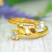 Gambar cincin cewe emas kuning berlian banjar dari RASYID JEWELLERY undefined 3 Tokopedia