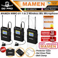 Gambar MAMEN WMIC-01 1 to 1 Wireless Mic Microphone for Camera Smartphone - WMIC 1 TO 1 dari DG PRO KAMERA undefined 1 Tokopedia