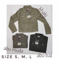 Gambar jaket soft jeans leggs LGS ORI pria wanita outerwear coat - khaki, M dari Bintang Tyre undefined 2 Tokopedia