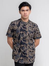 Gambar MOC Kemeja Koko Lengan Pendek Pria Slim Fit ZIYA - BLACK - M dari MOC Indonesia undefined 1 Tokopedia