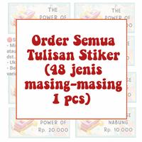 Gambar Paket Stiker Keuangan | 48 jenis Stiker Dompet keuangan dari UMMY ELSERA undefined 1 Tokopedia