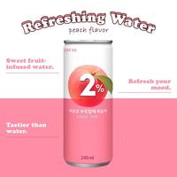 Gambar Lotte Chilsung - Refreshing water 2% peach flavour 240ml dari Oppa Mart Balikpapan undefined 1 Tokopedia