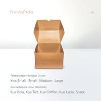 Gambar Small Slice Cake Box Packaging Kraft / Kotak Kue Slice / Dus Kue - Polos dari FriendlyPacks undefined 3 Tokopedia