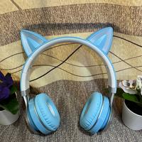 Gambar Headset Bluetooth Bando kucing Headphone Dengan Mic Suara Bass Terbaru - Biru dari IDOLA ACC IND undefined 5 Tokopedia