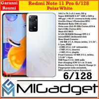 Gambar Redmi Note 11 Pro 6/128 Garansi Resmi - Graphite Gray dari MIGADGET SAWOJAJAR undefined 1 Tokopedia