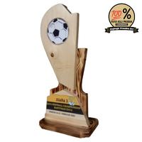 Gambar Piala Kayu Unik Sepak Bola Futsal Costum dari Kajenge Shop undefined 3 Tokopedia