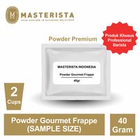 Gambar Bubuk Minuman Masterista Sample Size 40 gr - Gourmet Frappe Powder - Classic Vanilla dari Masterista Indonesia Official undefined 2 Tokopedia