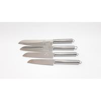 Gambar Pisau Dapur Gagang Stainless Steel Bulat - 4 Inch dari Home Decor Zega undefined 2 Tokopedia