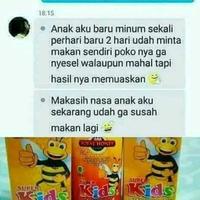 Gambar Superkids NASA penambah nafsu makan dan bikin cerdas anak dari CAHYA GROSIR 99 undefined 3 Tokopedia
