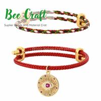 Gambar gelang huruf tali kawat wire rope water prof liontin emas - Hitam dari Bee craf undefined 4 Tokopedia