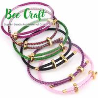 Gambar gelang huruf tali kawat wire rope water prof liontin emas - Hitam dari Bee craf undefined 2 Tokopedia