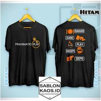 Gambar Baju Kaos PRAGMATIC PLAY Dahar Sare Play Ngopi Depo / Kaos Slot - Hitam, L dari Sablonkaosid undefined 1 Tokopedia