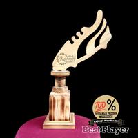 Gambar Piala Kayu Sepak Bola Futsal Karakter Unik - Top Scorer dari Kajenge Shop undefined 3 Tokopedia