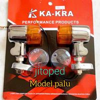 Gambar Lampu Sen Motor Classic Palu Free Cadangan Mika Cb C50 Cb70 Cb90 - 2pasang, palu kotak dari jitoped shop undefined 3 Tokopedia