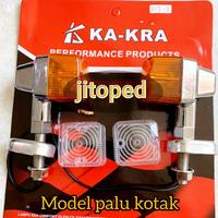 Gambar Lampu Sen Motor Classic Palu Free Cadangan Mika Cb C50 Cb70 Cb90 - 2pasang, palu kotak dari jitoped shop undefined 2 Tokopedia