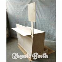 Gambar BOOTH PORTABLE Model KOPER GEROBAK Model KOPER MEJA LIPAT Model KOPER - polosan, 100X90X50 dari GHIYASTBOOTH undefined 3 Tokopedia