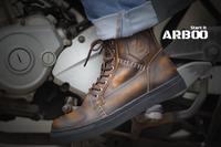 Gambar SEPATU CHOPPER HIGH CASUAL SNEAKERS KULIT SAPI BRUSH OF PRIA BIKERS - Cokelat, 41 dari REMARSTORE undefined 4 Tokopedia