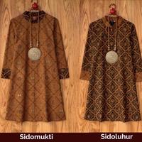 Gambar TUNIK BATIK SOGAN SOLO GOOD QUALITY | BAJU KERJA BATIK KLASIK - Sidomukti, Custom dari langitjua collection undefined 5 Tokopedia