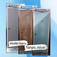 Gambar Pintu PVC Platinum Standard Polos - Pink, Handle Tarik dari RatuBangunan undefined 2 Tokopedia
