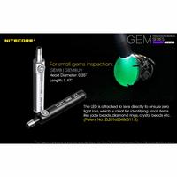 Gambar Nitecore GEM8 Senter Indentifikasi Batu Mulia Gemstone XP-L HI V3 500 dari Shop Senter Aksesoris undefined 2 Tokopedia
