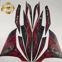 Gambar stiker striping motor yamaha Jupiter mx new 135 2011 merah list body dari Tomicell undefined 1 Tokopedia