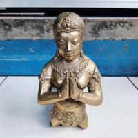 Gambar Patung Ikan Putri Duyung Kuningan Besar Antik dari Graha Antik Collections undefined 5 Tokopedia