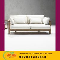 Gambar Sofa kursi tamu minimalis jati retro mebel jepara dari Qiyas jati furniture jepara undefined 4 Tokopedia