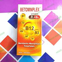 Gambar Vitamin B Complex + B12 100's / Betominplex dari multi karya grosir undefined 1 Tokopedia