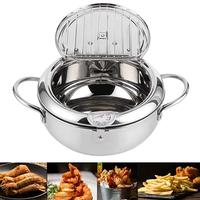 Gambar Panci Masak Japanese Deep Frying Pot Thermometer Penggorengan Stainles - 25cm dari Baserba JKT undefined 4 Tokopedia
