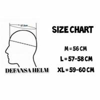Gambar HELM BOGO JPN PUTIH DOF SET KACA CEMBUNG/KACA DATAR - HELM'NYA  AJA, M dari Defansa Helm undefined 5 Tokopedia